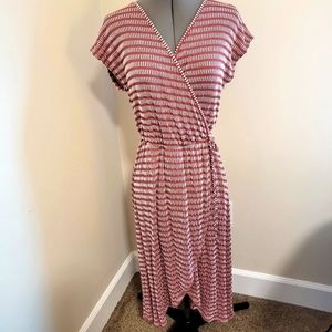 Caution To The Wind Wrap Dress Size